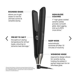 NEW! Not unboxed. GHD Chronos Motion Responsive 1" Styler Flat Iron